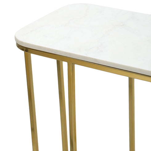 Tehran Rectangle Marble Tables Set of 2