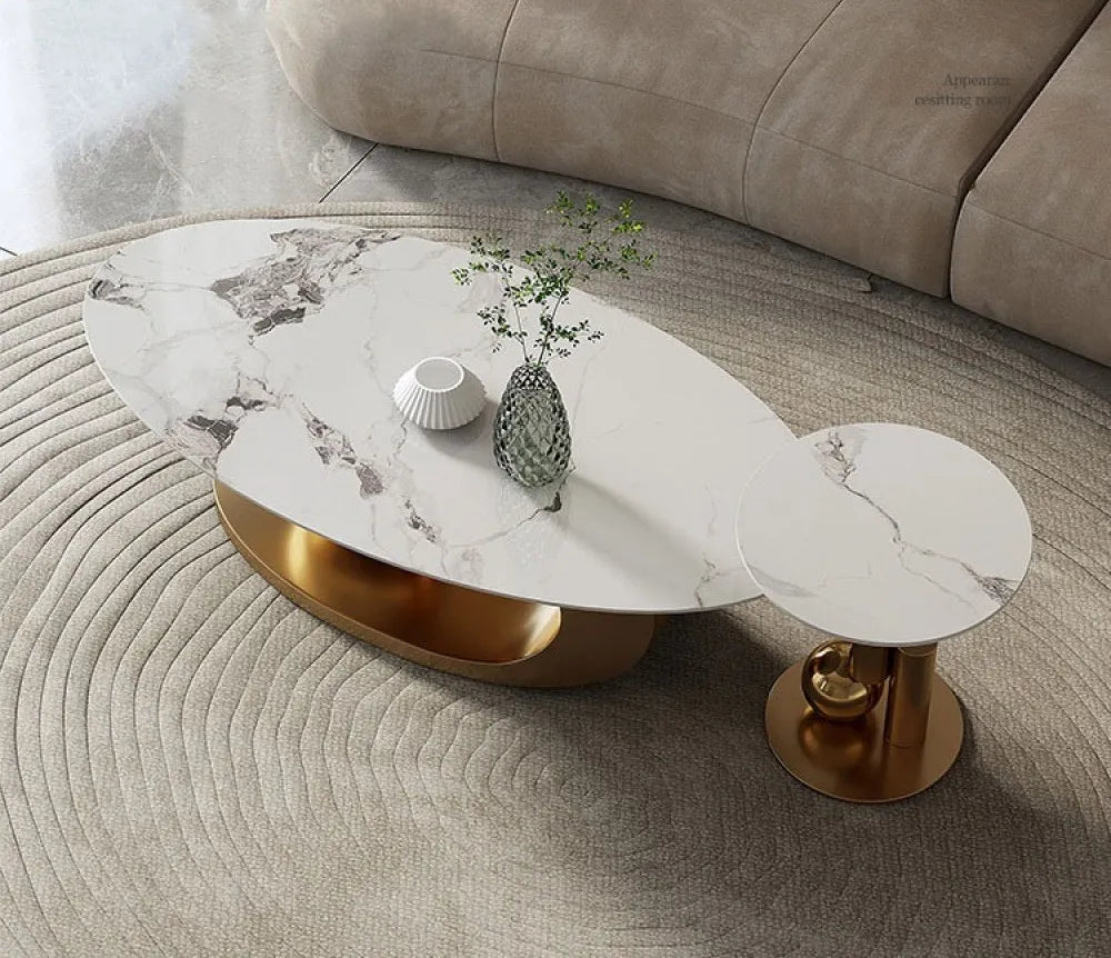 Handmade Oval Coffee Table