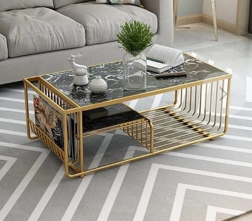 Baku Rectangle Marble Center Table