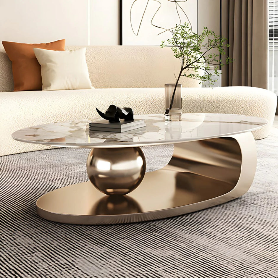 Alaska Rose Gold Luxurious Centre Table